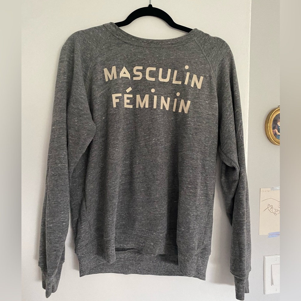 Clare V masculin Feminin sweatshirt medium